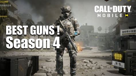 Best Guns For BR MODE In Season 4 Of Call Of Duty Mobile Legendary