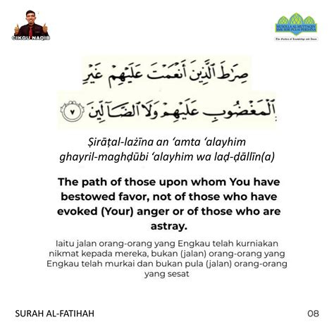 Maksud Dalam Solat Surah Al Fatihah Meaning In Solat Pdf