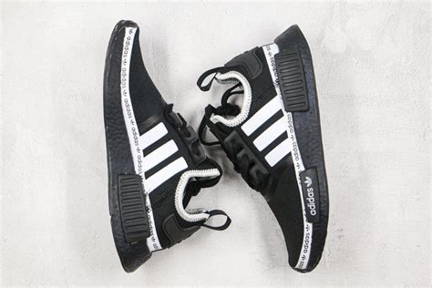 Adidas Nmd R1 “oreo” Logo Strip White Black Fv8729