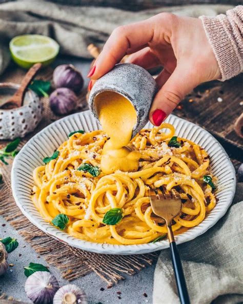 K Rbis Pasta Cremige Vegane Alfredo Sauce Bianca Zapatka Rezepte