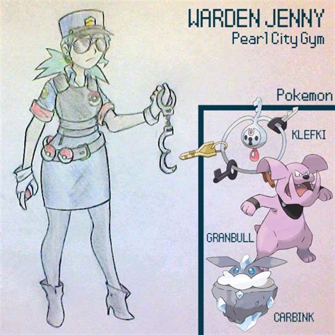 Pokemon - Warden Jenny (2020) by Drawbba-The-Hutt on DeviantArt