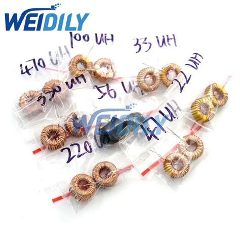 Inductor Toroidal de bobina de inducción magnética 16 piezas 3A 22UH