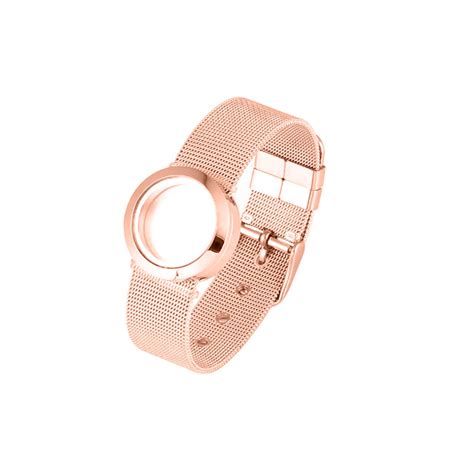 Armband Wilsverklaring SOS RVS Verstelbaar Rosé Goudkleurig