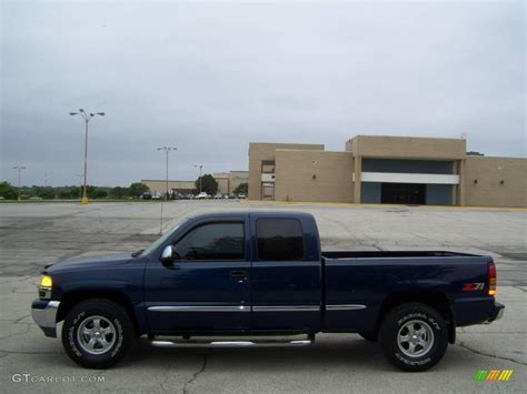 2000 Indigo Blue Metallic Gmc Sierra 1500 Slt Extended Cab 4x4 2785097