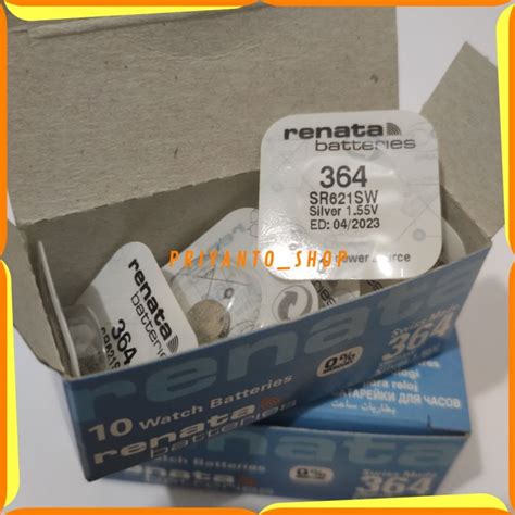 BATTERY BATERAI ORIGINAL BATRE RENATA 364 SR712SW SR712 SR 712 SW 346