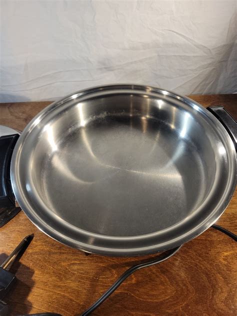 Towncraft Electric Frying Pan Liquid Oil Core Model No