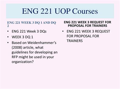 Ppt Eng Uop Courses Uoptutorial Powerpoint Presentation Free