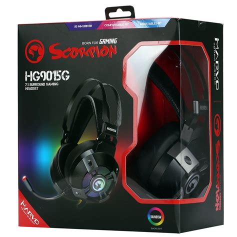 MARVO HG9015G 7 1 Virtual Surround Sound RGB LED Gaming Headset