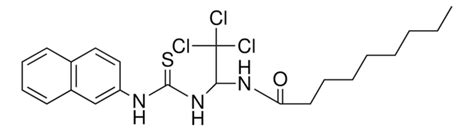 NONANOIC ACID 2 2 2 TRICHLORO 1 3 NAPHTHALEN 2 YL THIOUREIDO ETHYL