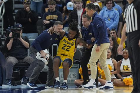 Marquette guard Sean Jones will miss the rest of the season with a torn ACL