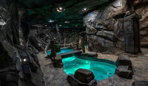 This Pigeon Forge Cabin Has An Unbelievable Indoor Cavern Pool Indoor