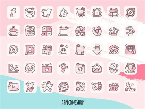 Cute Kawaii App Icons Casie Peoples