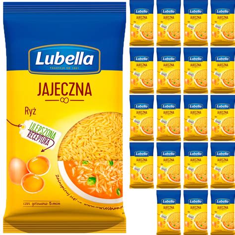 Lubella Makaron Jajeczny W kształcie Ryżu 20x250g 9347904223 Allegro pl