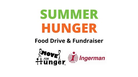 2024 Ingerman Summer Hunger Food Drive Fundraiser Campaign