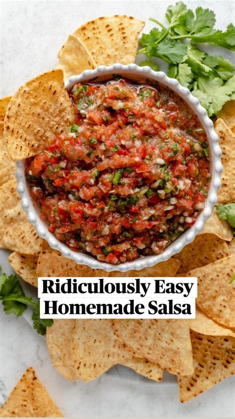 Easy Homemade Salsa Recipe