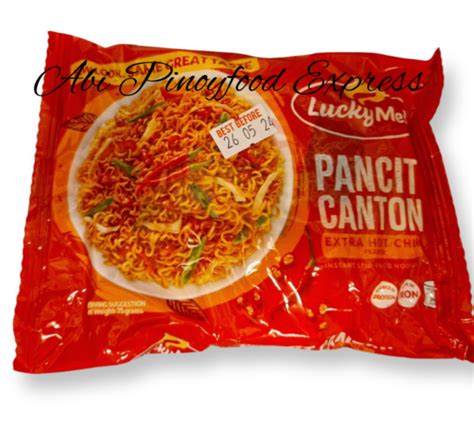 LUCKY ME PANCIT CANTON EXTRA HOT CHILLI Abi Pinoyfood Express