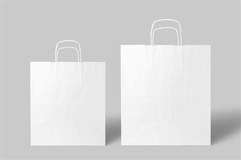 Free Big Paper Bag Mockups Mockupbee