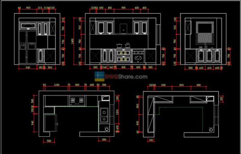 Kitchen Interior Design Autocad Drawings Autocad Space Hot Sex Picture