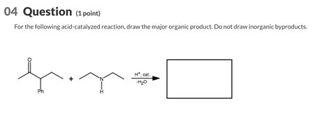 Solved Question Point For The Following Chegg