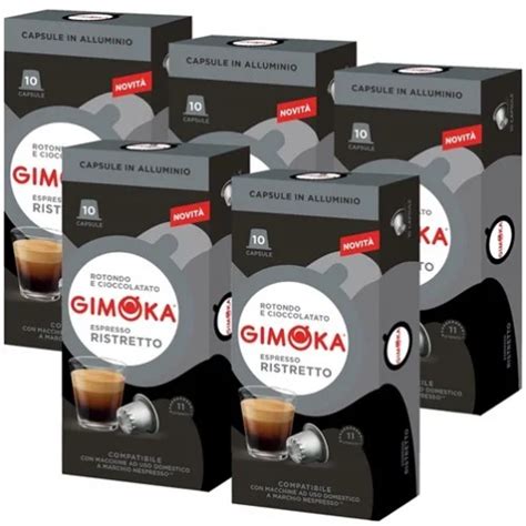 Ristretto Gimoka 50 Cápsulas Aluminio Nespresso