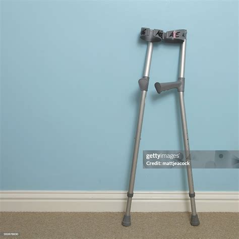 Crutches High-Res Stock Photo - Getty Images