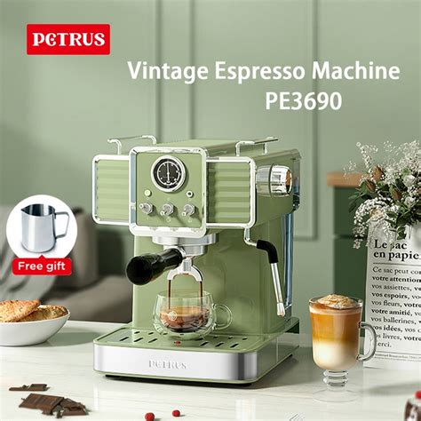 Petrus Espresso Coffee Maker Machine W High Power Stainless Steel