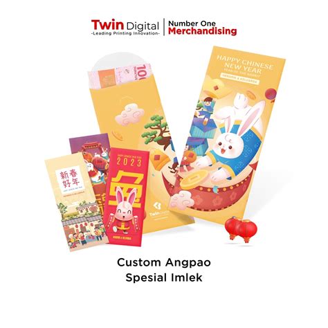 Jual Twindigital Custom Nama Angpao Spesial Tahun Baru Imlek Gong Xi Fa