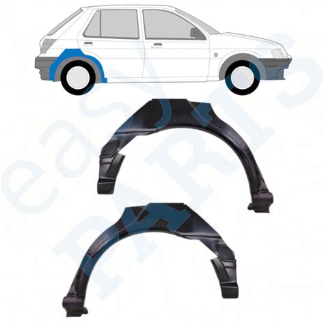 Ford Fiesta 1989 1997 3 Tür Voll Schweller Reparaturblech Rechts