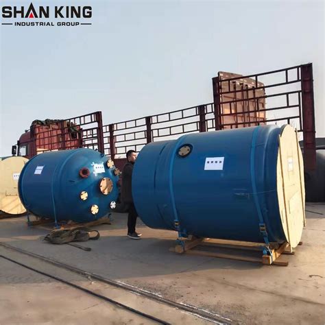 Industrial Anti Corrosion Horizontal Glass Lined Storage Tanks For