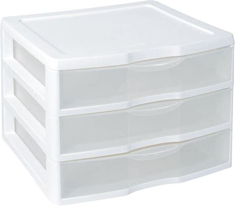 Sterilite Drawer Wide Weave Tower White Pack Amazon Ca Home