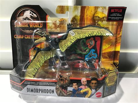 Jurassic World Attack Pack Camp Cretaceous Dimorphodon Figure Dinosaur ...