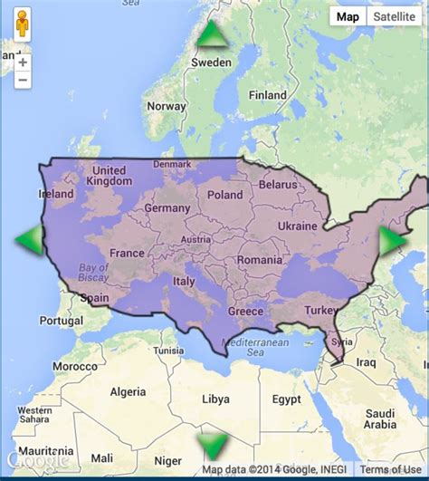 A Map Of The United States With All Major Cities And Their Respective Locations In Purple