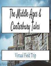 The Middle Ages Canterbury Tales Virtual Field Trip And Course Hero