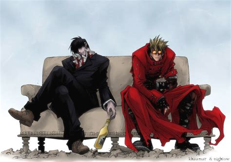 1280x1024 resolution | two Trigun characters, Trigun, Vash the Stampede, gun, glasses HD ...