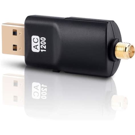 ELCTHUNDER Clé WiFi Puissante AC1200 Mbps Carte WiFi USB dongle WiFi