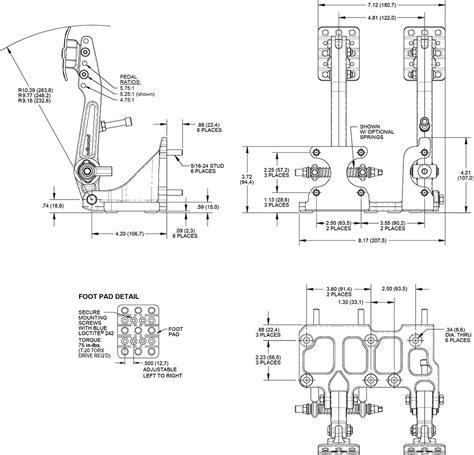 Wilwood Disc Brakes Pedal No 340 16607