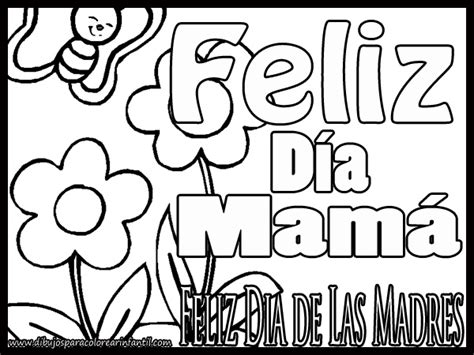 Dibujos De Felicidades Mamá Para Colorear Y Dedicar En El Día De La Madre Colorear Imágenes