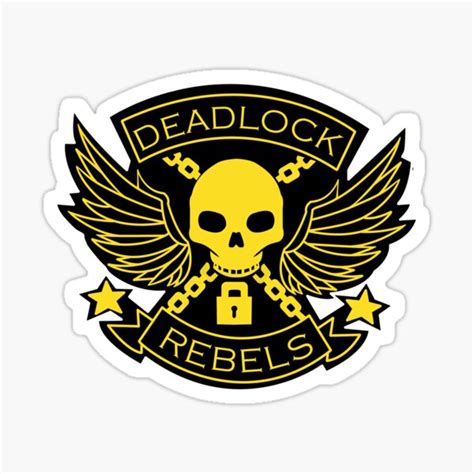 "Deadlock Rebels " Sticker for Sale by StayDeadFamous | Redbubble