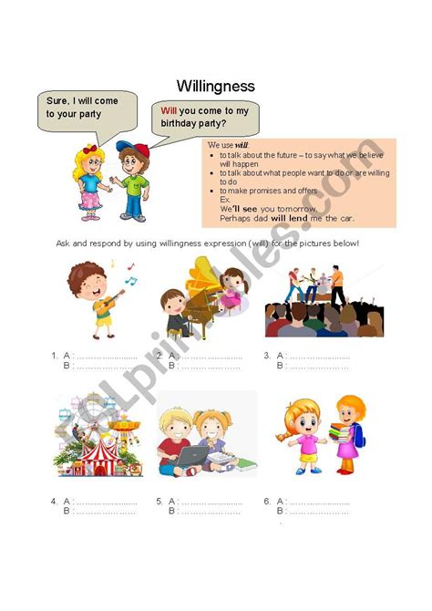 Willingness Vs Willfulness Worksheet