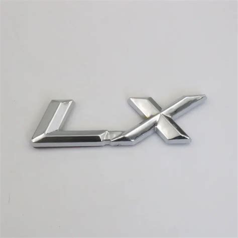 For Honda Civic Lx Emblem Chrome Silver Car Rear Trunk D Letter Logo