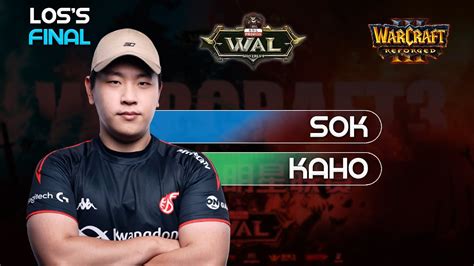 Wal Sok Vs Kaho X Warcraft Reforged Youtube