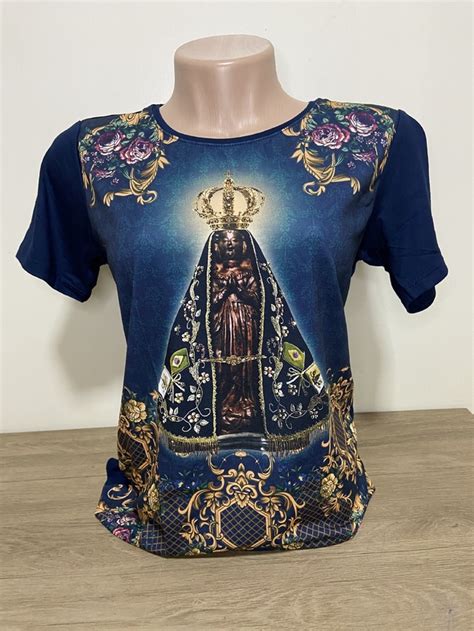 Baby Look Nossa Senhora Aparecida Sil Moda Catolica