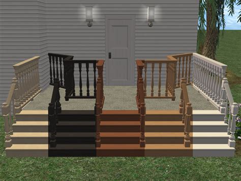 Mod The Sims Steadyfast Stairs And Longhorn Balustrade MALM Recolours