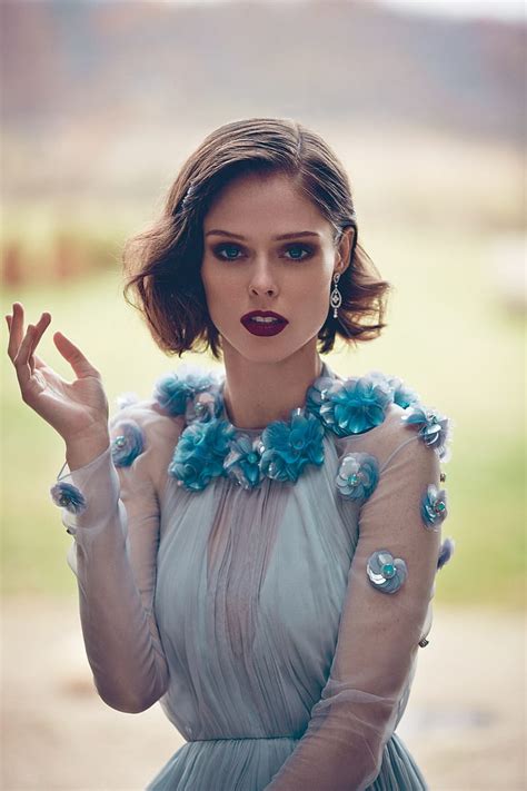 Coco Rocha Ojos Azules Mujeres Mujeres Al Aire Libre Cabello Corto