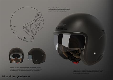 Nitro Motorcycle Helmet :: Behance