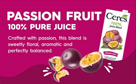 Amazon Ceres All Natural Pure Fruit Juice Blend Passion