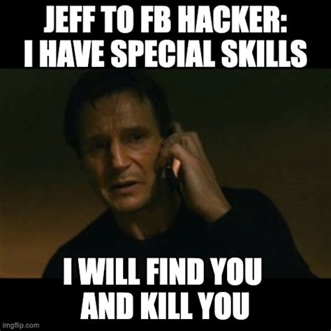 NEESON PHONES HACKER Imgflip