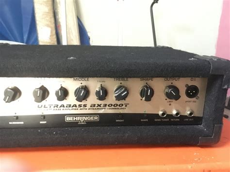 Vendo Cabeçote Behringer Ultrabass Bx3000t