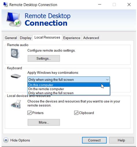 Windows RDP セッションでデコード データが正しく表示されない