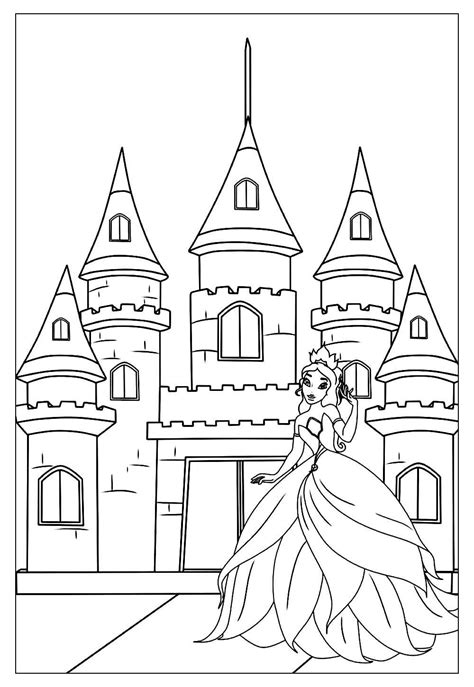 Desenhos De Castelo Para Colorir E Imprimir Tudo Para Colorir